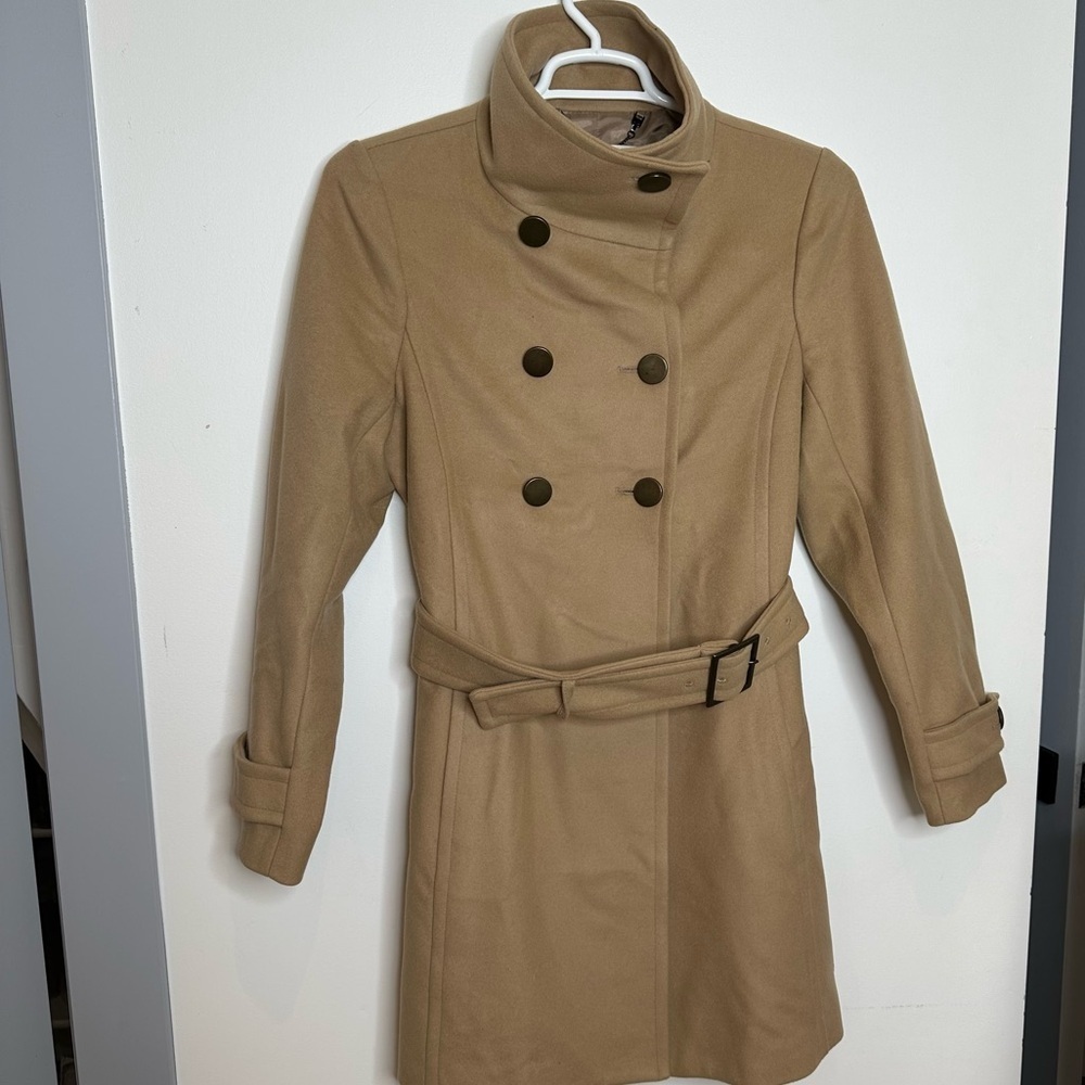 Babaton women’s wool & cashmere  blend coat size L